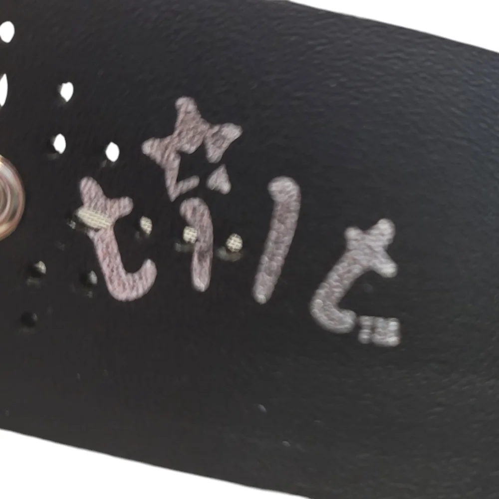 Tilt adjustable Belt with Crown pink jeweled buckle